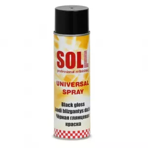 SOLL Spray vopsea neagra lucioasa 500 ML