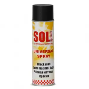 SOLL Spray vopsea neagra mata 500 ML