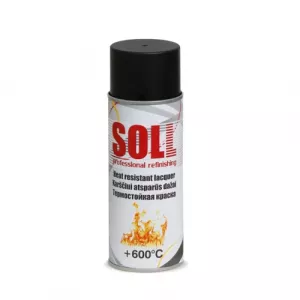 SOLL Spray vopsea neagra rezistenta la 6000C 400 ML
