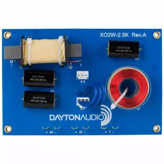 Crossover Dayton Audio XO2W-2K, 2 cai, 300 W, 2 kHz, 8 Ohm -