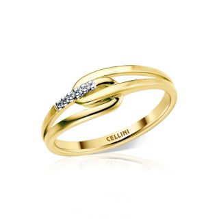 Inel Maria Granacci din aur galben 18k cu diamant