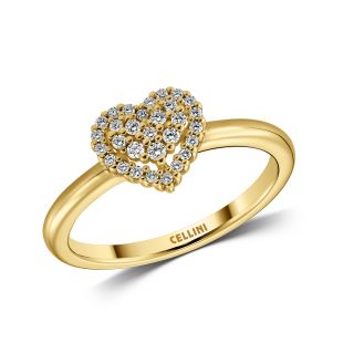 Inel Maria Granacci din aur galben 18k cu diamante