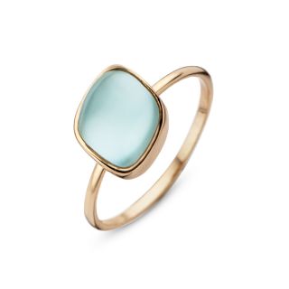 Bigli ring made of 18K rose gold with turquoise