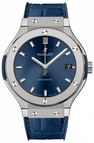 Hublot Classic Fusion Blue Titanium watch - 565.NX.7170.LR