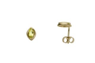 Eva Nobile earrings made of 18K yellow gold with peridot