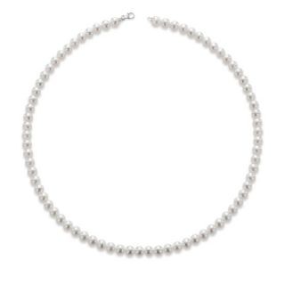 Eva Nobile necklace made of 18K white gold with pearl