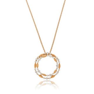 Maria Granacci chain with pendant made of 18K rose gold with diamond