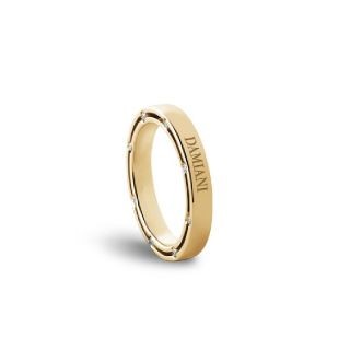 Damiani wedding ring made of 18K yellow gold with diamond