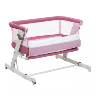 Chicco next to me shop crib pink