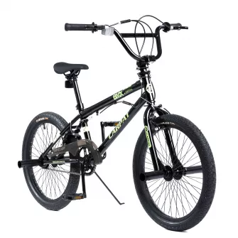PROMO BICICLETE - Bicicleta BMX Carpat Jumper C2017A 20", Negru/Verde, carpatsport.ro
