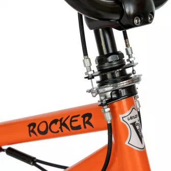 Bicicleta BMX Velors Rocker V2016A 20", Cadru Portocaliu/Negru