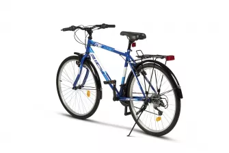 Bicicleta City Rich Meridian R2635A 26", Albastru/Alb