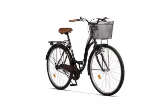 BICICLETE DE ORAS - Bicicleta de oras (CITY) Velors Ukrayna V2894A 28", Negru/Alb, https:carpatsport.ro