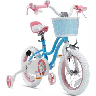Bicicleta Copii 2-4 ani Royal Baby StarGirl 12", Albastru