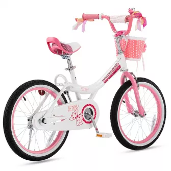 BICICLETE PENTRU COPII - Bicicleta Copii 5-7 ani Royal Baby Jenny Children 18", Alb, carpatsport.ro