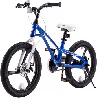 BICICLETE PENTRU COPII - Bicicleta Copii 5-7 ani Galaxy G1801C 18", Albastru/Alb, carpatsport.ro