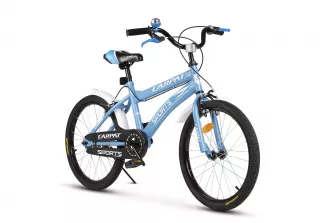 BICICLETE PENTRU COPII - Bicicleta Copii 7-10 ani Carpat C2001RA 20", Albastru/Alb ( Janta neagra ), https:carpatsport.ro