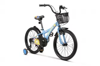 Bicicleta Copii 7-10 ani Velors V2001B 20", Albastru/Verde
