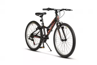 BICICLETE DE MUNTE - ﻿﻿Bicicleta Copii MTB Carpat C24208C, 24", Negru/Rosu, https:carpatsport.ro