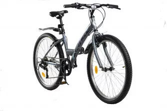 BICICLETE RESIGILATE - Bicicleta de oras (Trekking) Rich R2430A 24", Gri/Albastru -RESIGILATA, carpatsport.ro