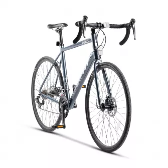 Bicicleta de Oras/Sosea Tip Semicursiera Carpat Pro C27216C 28", Gri/Alb