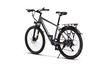 Bicicleta Electrica (E-Bike) MTB Carpat Almighty C26518E 26", Gri/Negru