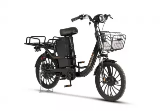 BICICLETE ELECTRICE - Bicicleta Full-Electrica (E-Bike) Carpat E-Delivery C20314E 20", Negru, https:carpatsport.ro
