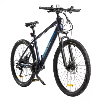 Bicicleta Electrica MTB (E-Bike), Roti 27.5 Inch, Motor 250W, Autonomie Max 60 Km, 21 viteze, Carpat C27178E, culoare Albastru - RESIGILATA