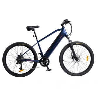 Bicicleta Electrica MTB (E-Bike), Roti 27.5 Inch, Motor 250W, Autonomie Max 60 Km, 8 viteze, Carpat C27176E, culoare Albastru/Rosu - RESIGILATA