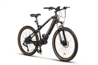 BICICLETE ELECTRICE - Bicicleta Electrica MTB Hidraulica (E-Bike) Carpat C275H7E 27.5", Negru/Gri, carpatsport.ro