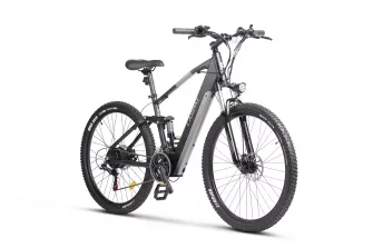 BICICLETE ELECTRICE - Bicicleta Electrica MTB-FS (E-Bike) CARPAT C275M17E 27.5", Negru, carpatsport.ro