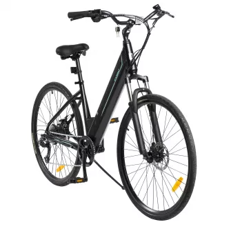 BICICLETE RESIGILATE - Bicicleta Electrica Trekking (E-Bike), Roti 27.5 Inch, Motor 250W, Autonomie Max 60 Km, 8 viteze, Carpat C27177E, culoare Negru - RESIGILATA, carpatsport.ro