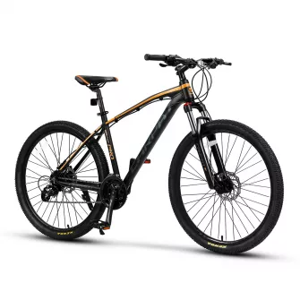 Bicicleta MTB-HT Carpat PRO C27225H 27.5", Negru/Portocaliu