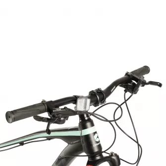 Bicicleta Mountain Bike CARPAT PRO C27225H, Roti 27.5 inch, Echipare Shimano Altus 24 viteze, Frane Hidraulice Disc, Cadru Aluminiu, Culoare Negru/Verde - RESIGILATA