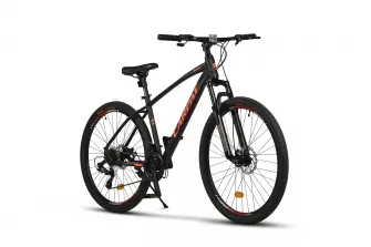 BICICLETE DE MUNTE - Bicicleta MTB Carpat Invictus C2757C 27.5", Negru/Portocaliu, https:carpatsport.ro