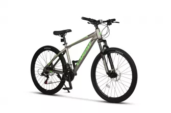 BICICLETE HIDRAULICE - Bicicleta MTB Hidraulica Carpat Acura C2699H 26", Gri/Negru/Verde, carpatsport.ro