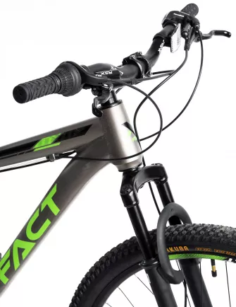 Bicicleta MTB Hidraulica X-Fact Atlas 2999H 29", Gri/Verde