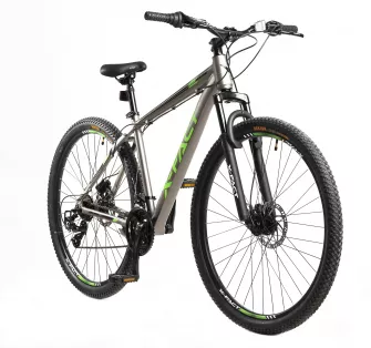 Bicicleta MTB Hidraulica X-Fact Atlas 2999H 29", Gri/Verde