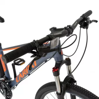 Bicicleta MTB-HT Carpat Wrangler C2759AH 27.5", Negru/Portocaliu