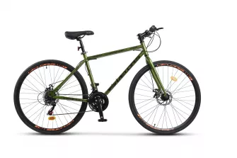 Bicicleta MTB-HT, Velors V27305A, Schimbator Shiming TZ, 21 Viteze, Roti 27.5 Inch, Frane pe Disc, Verde/Negru