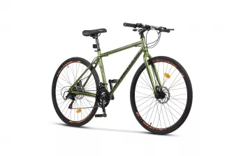 Bicicleta MTB-HT, Velors V27305A, Schimbator Shiming TZ, 21 Viteze, Roti 27.5 Inch, Frane pe Disc, Verde/Negru - RESIGILATA