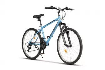 BICICLETE DE MUNTE - Bicicleta MTB Velors Rockstar V26204B 26", Albastru/Negru, carpatsport.ro