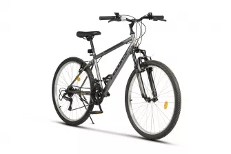BICICLETE DE MUNTE - Bicicleta MTB Velors Rockstar V26204B 26", Gri/Negru, https:carpatsport.ro