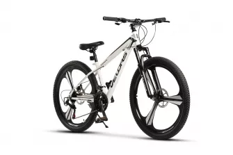 PROMO BICICLETE - ﻿﻿Bicicleta MTB Velors Saturn V2610MG 26", Alb/Negru, carpatsport.ro