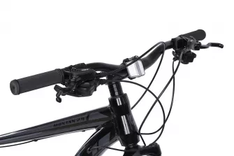 Bicicleta MTB-HT Carpat MONTAN C2758H, Shimano Tourney TZ 7 viteze, Roti 27.5 Inch, Cadru Aluminiu, Frane pe Disc, Negru/Gri