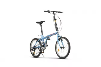 BICICLETE PLIABILE - Bicicleta Pliabila Velors Advantage V2052A 20", Albastru/Rosu, https:carpatsport.ro