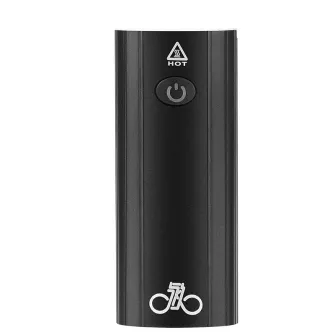 Lanterna bicicleta, incarcare USB, 3 LED-uri, 3 moduri de iluminare, negru