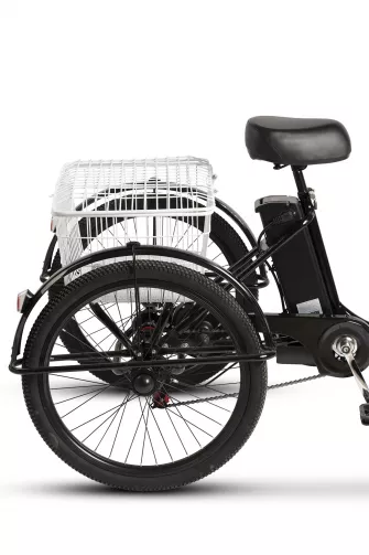 Triciclu Full-Electric (E-Bike) Carpat e-Senior C24315E 24", Negru