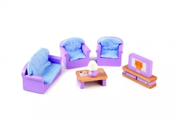 Mobilier living pentru casuta papusii