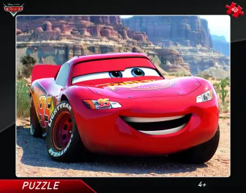 Puzzle cu rama - Fulger McQueen - Dino Toys